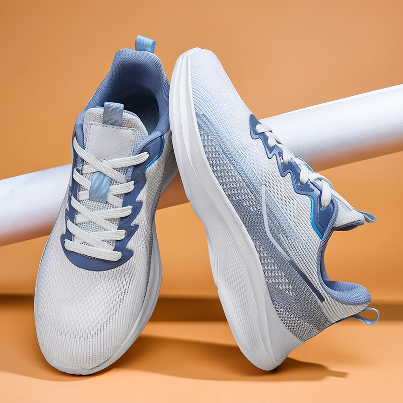

Men Outdoor All Day Casual Shoes Hollow Perforated Air Mesh Shockproof Rubber Outsole Wearproof Summer Walking Footwear
