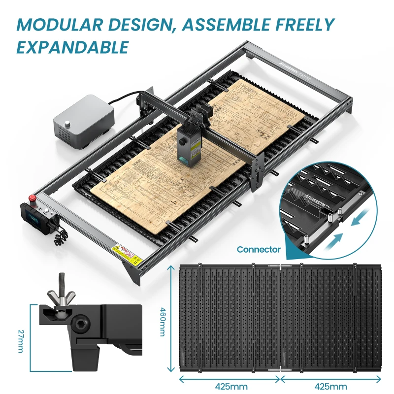 F3 Laser Engraver Matrix Honeycomb Engraving Machine Platform Worktable Board Bed CNC Machining Cutting Machine Accessories