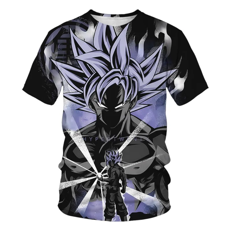 Men\'s T-shirts Dragon Ball Z T-shirt Boys Clothes Children\'s Clothing Summer Short Sleeve Kids Cartoon Tee Tops Baby Boy T Shirt