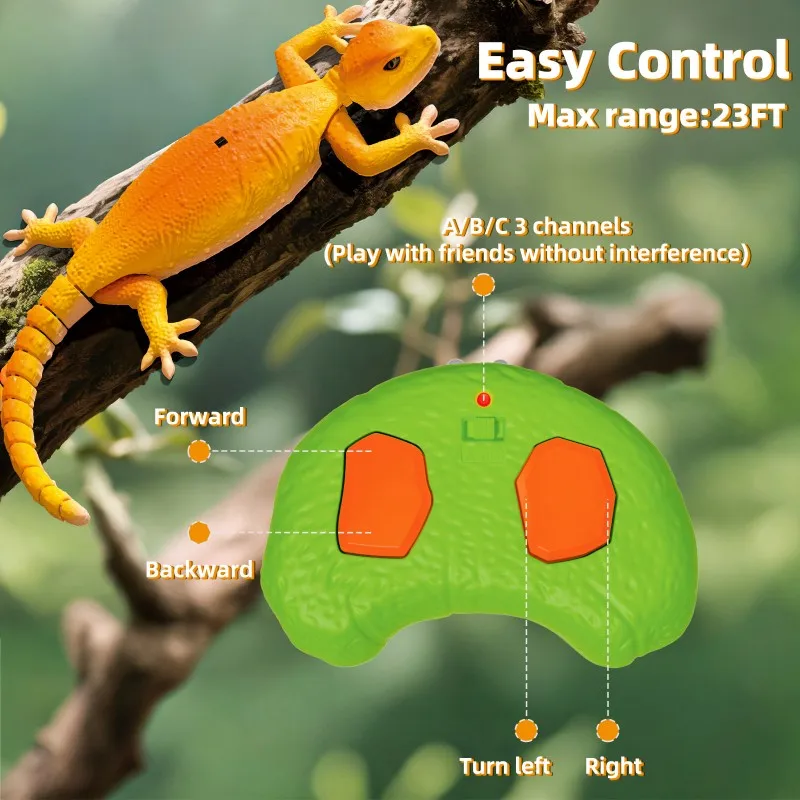 MACH-RC Gecko sobre orugas de pared, Robot de Control remoto recargable para niños, broma de práctica divertida para escalada en pared para niños y niñas