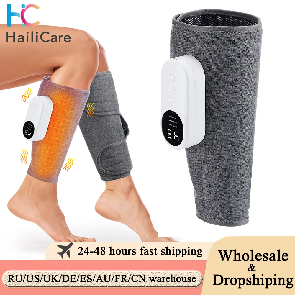 

Wireless Airbag Leg Massager 3 Mode Electric Air Pressure Calf Massager Pain Relief Muscle Fatigue Heating Foot Massage Machine