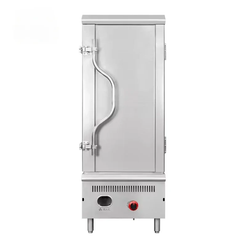

Single Door Commercial Natural Gas Type Seafood Steamer Machine Gas Kitchen Rice Steamer Cabinet