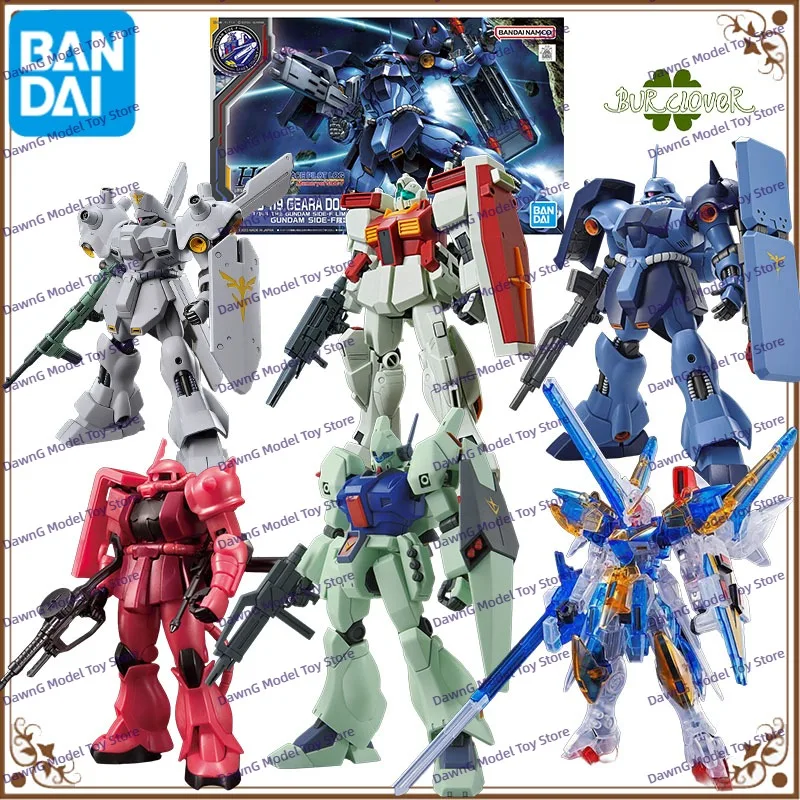 2 Bandai Gundam TR-6 [Hyzenthlay II La] (Clr) Zeong Meiji Choc Zaku II (21st) Heavyarms (Clr) Anime figuras de acción juguete de ensamblaje