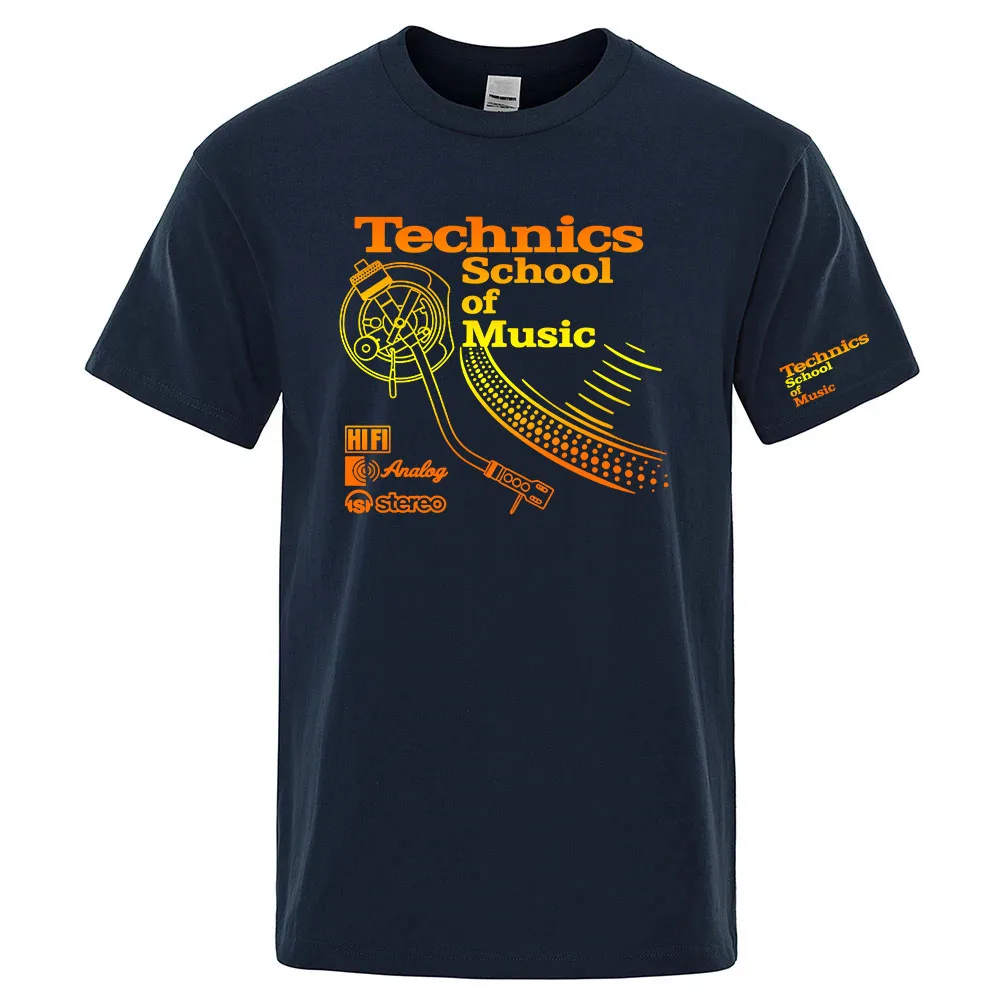 2026 Technics Logo Dj Music The men's regular short-sleeved shirts are very comfortable to wear T shirt