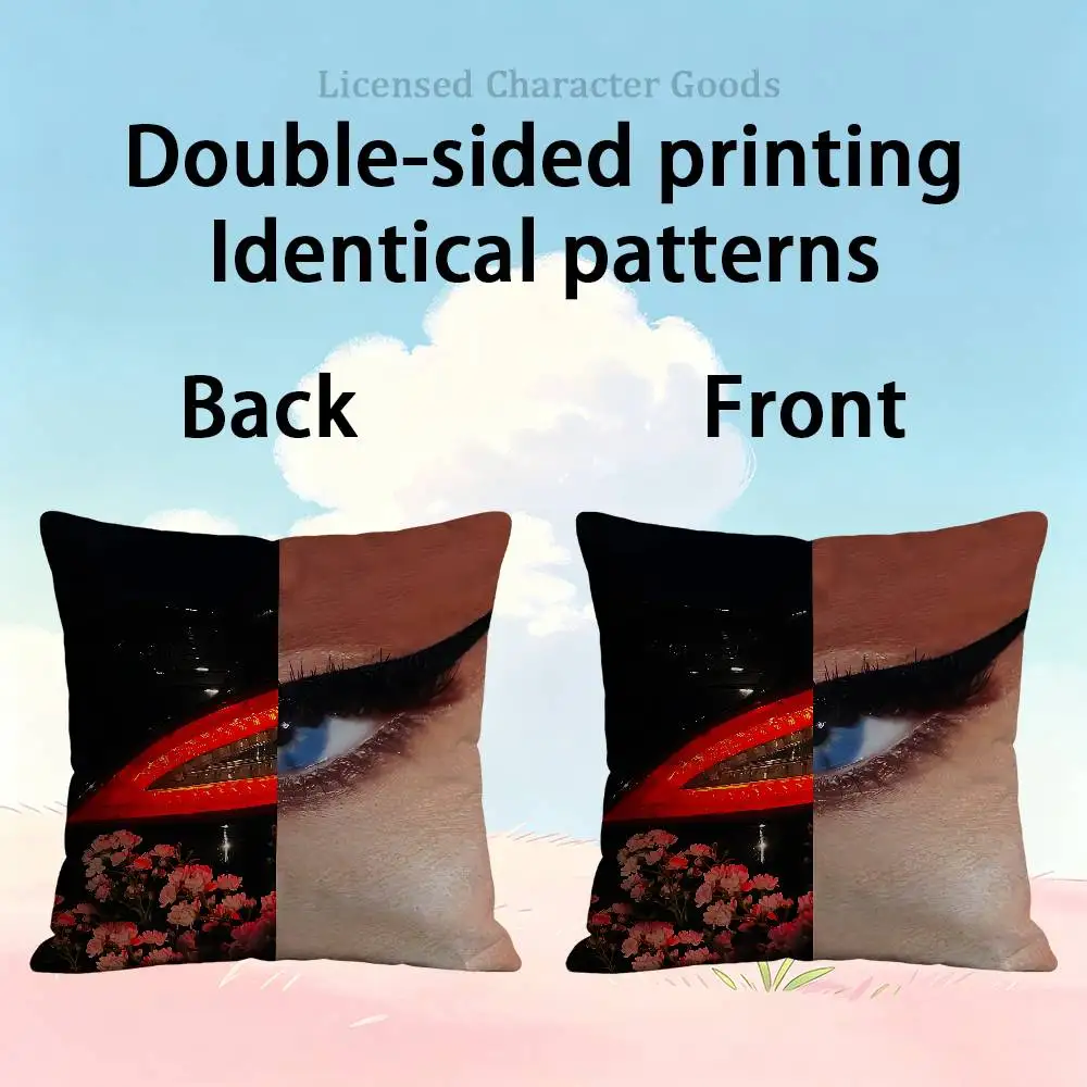 C-Cls-S Car 30x30 35x35 40x40 45x45 50x50 cm Pillow Case Holiday Print Cushion Cover Home Textile
