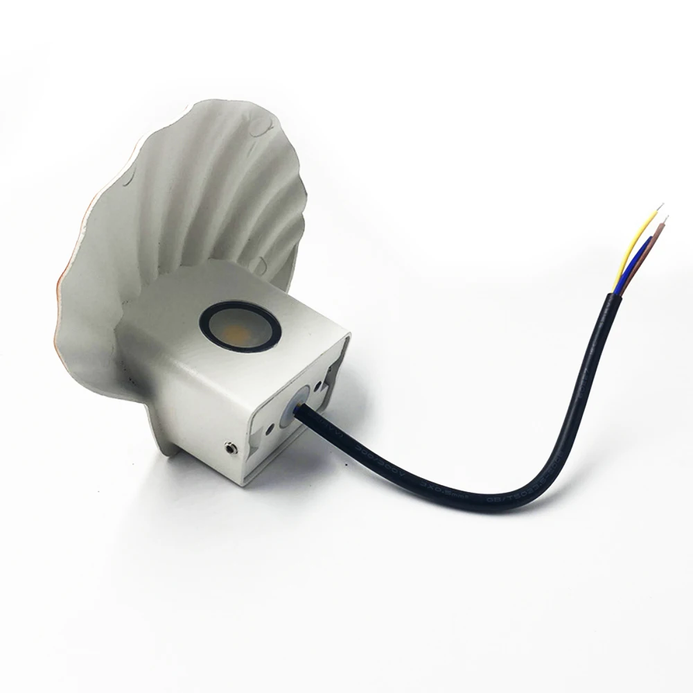 Modern Sea Shell Wall Light Lamp Nordic Entrance Outdoor Lighting Bedroom Bedside Bathroom Light Pastoral Leisure Decoration