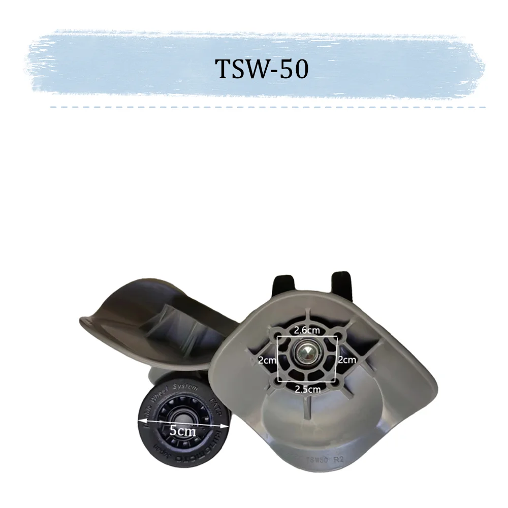 Per HINOMOTO TSW-50 Valigia di ricambio per ruota universale Silenzioso Liscio Conveniente Ammortizzante Accessori rotanti Ruote