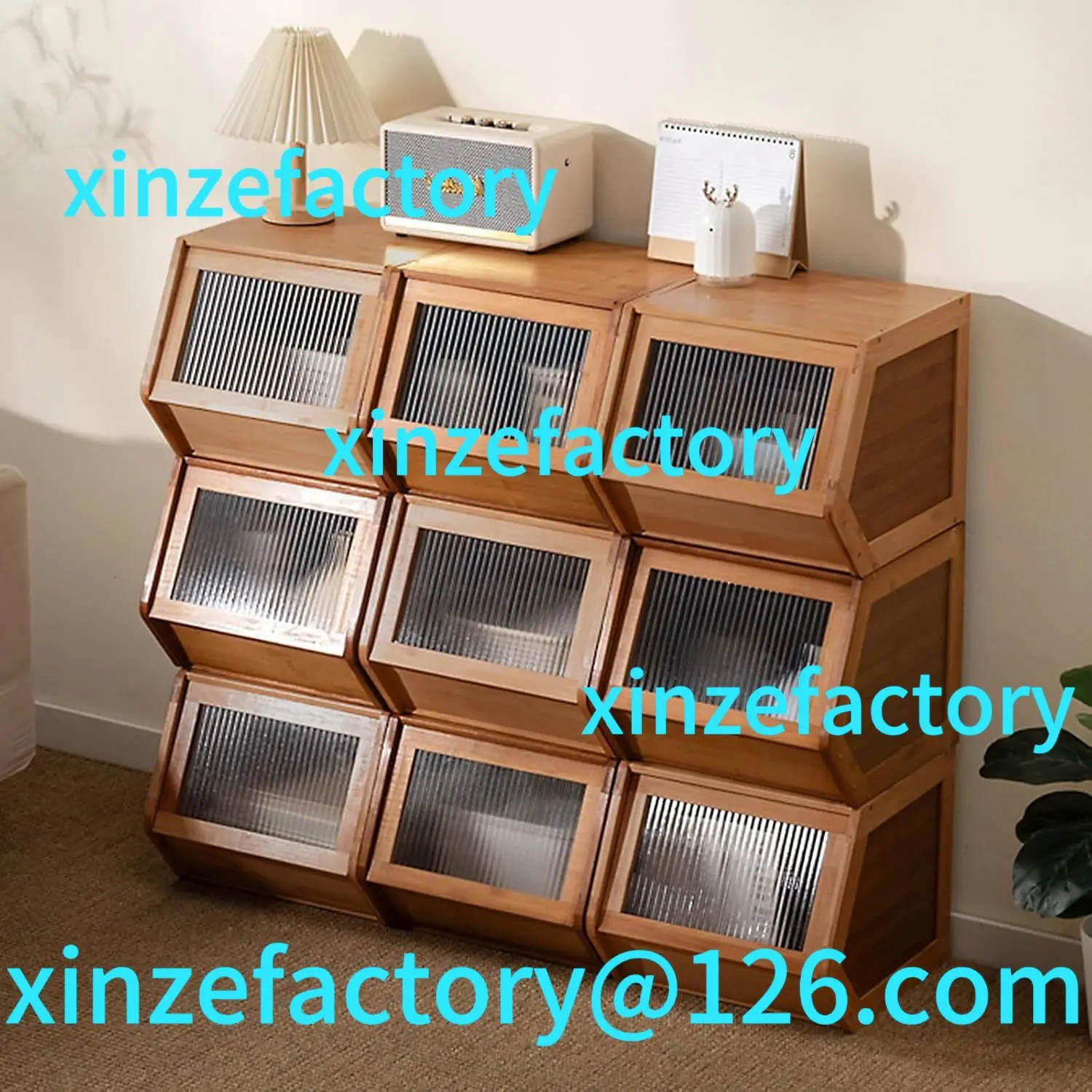 

Customizable Vintage Bamboo Dresser: Rustic Multi-drawer Organizer for Bedroom/living Room/hallway