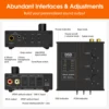 Nobsound K5 Mini ESS9038Q2M USB DAC óptico D/A convertidor de Audio amplificador de auriculares DSD256 2