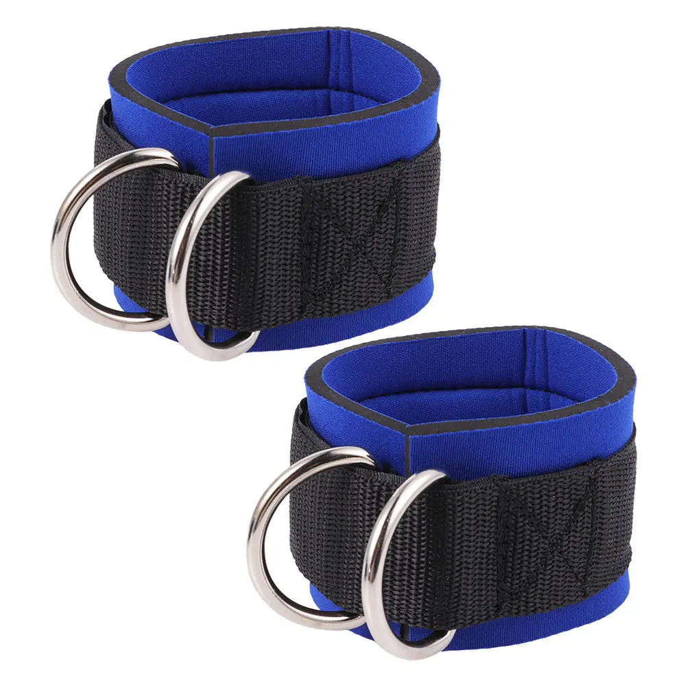 

1Pair Gym Cable Ankle Straps Wear-Resistant Adjustable Leg Strength Training Bands for Indoor Outdoor Fitness Workouts with