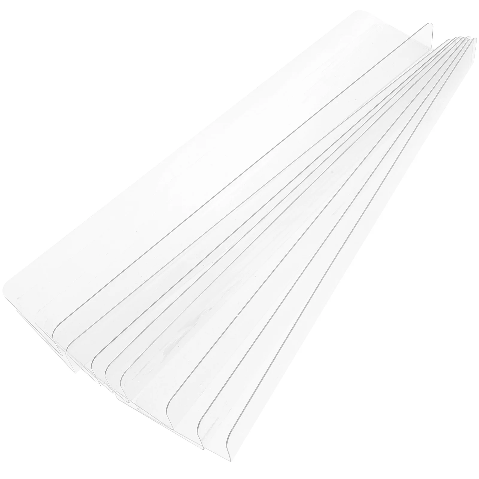

8pcs Pet Dog Fence Barrier Critter Cage Guard For Small Pets Clear Trimable Edge Protector For Guinea Pig Hamster Playpen Cage