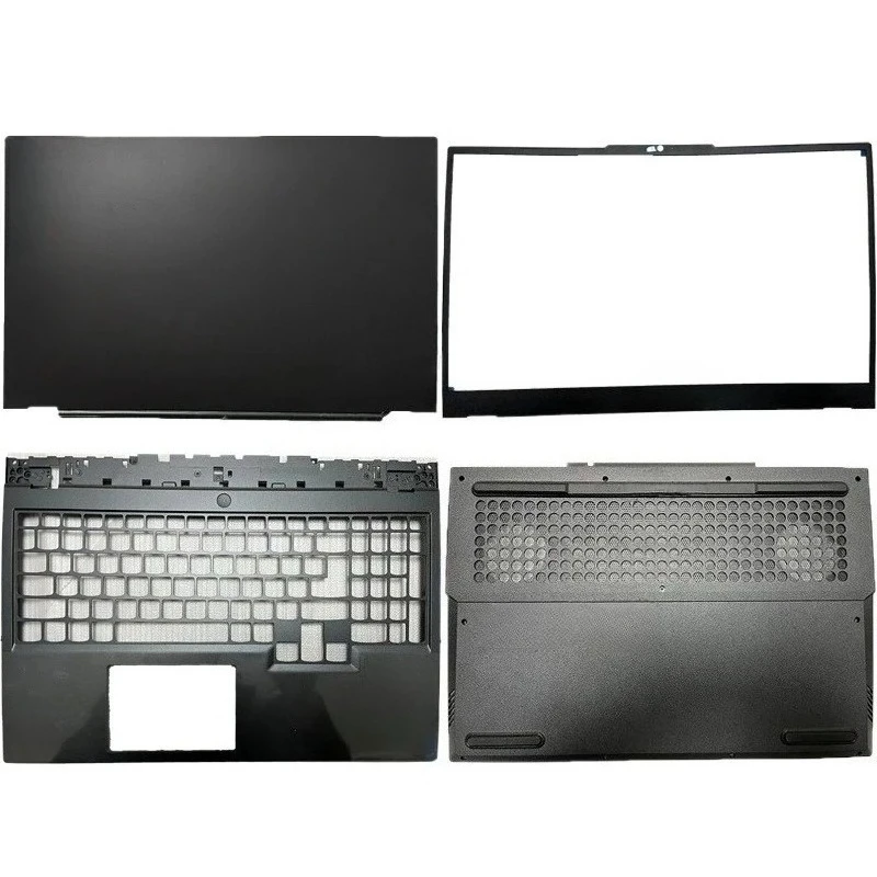 New Shells for Lenovo Legion 5-15ARH05 R7000 Y7000 2020 Back Cover LCD Rear Lid Front Bezel Palmrest Topcase Bottom Cover black