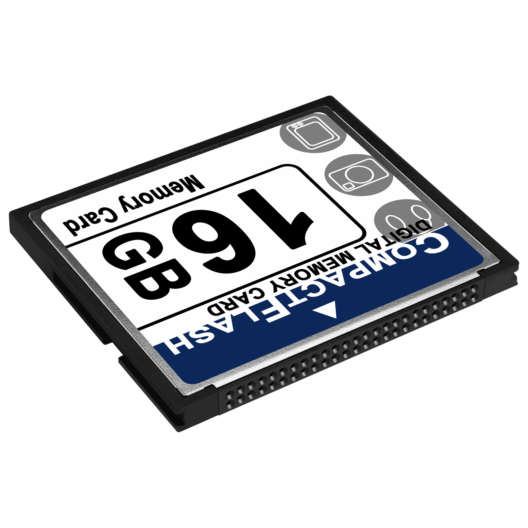 SCLS Professional 16GB 컴팩트 플래시 메모리 카드(화이트&블루)