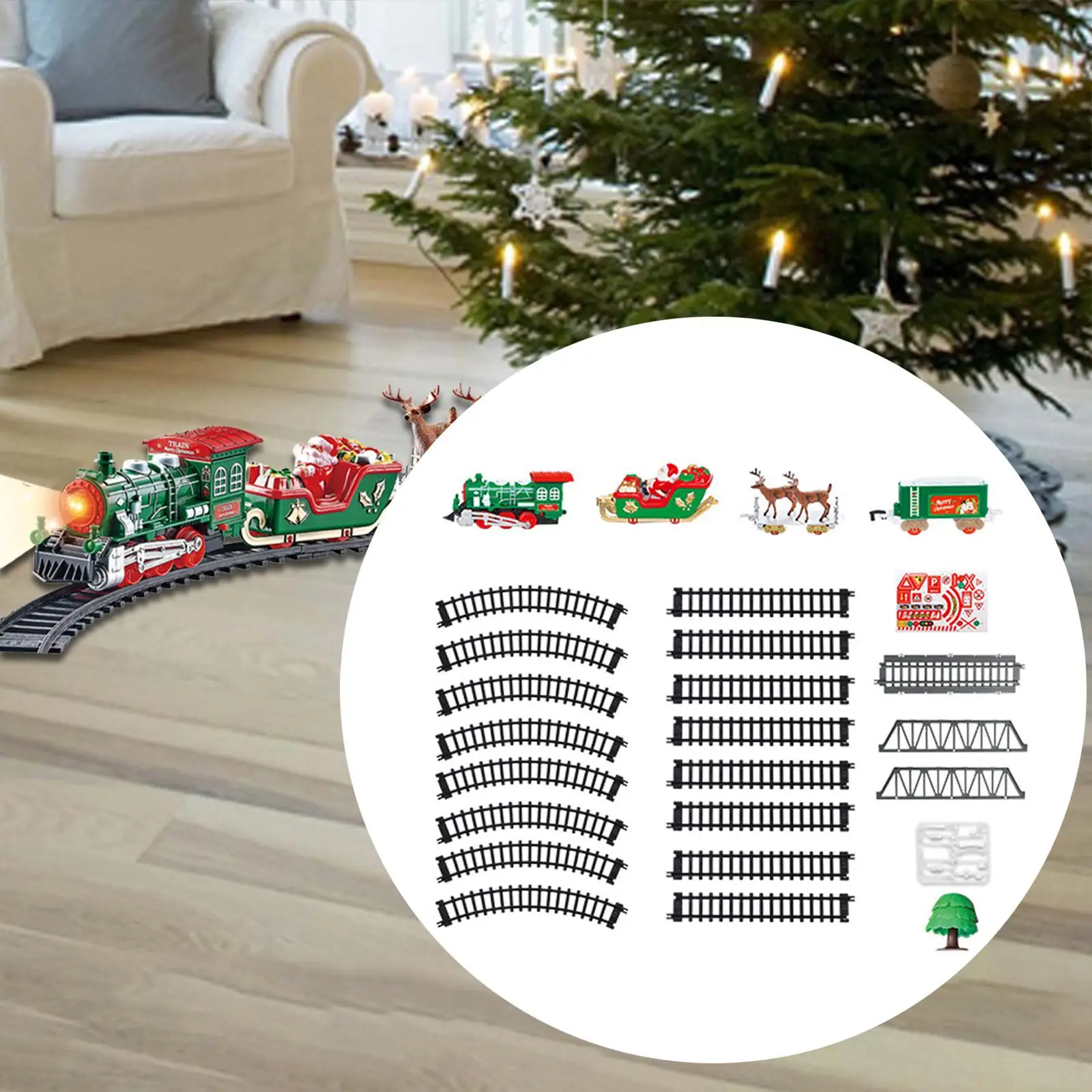 

Electric Train Set Christmas Train Set Creative Track Electric Toy Christmas