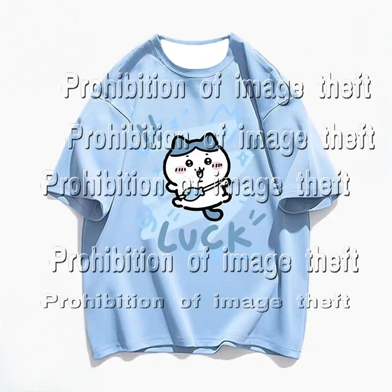 

25/26 Summer New Cartoon Giekawa Men's and Women's Casual Short Sleeve 3D Printed Street Trend Large Couple's Shirt