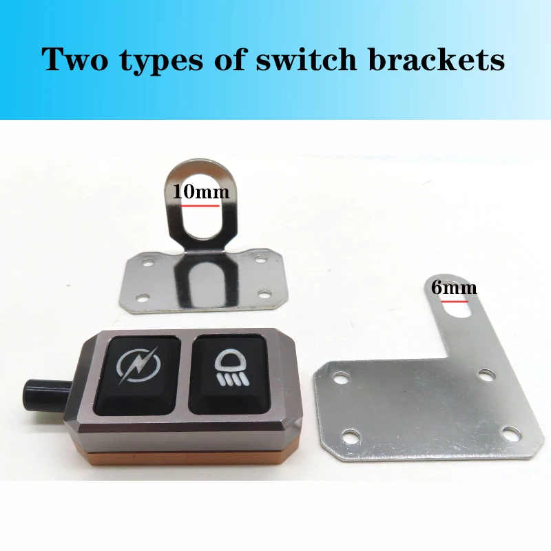 Motorcycle Spotlight Cable and Wireless Switch Control Low Beam High Beam 12V 24V Strobe CNC Aluminum Alloy Wireless Switch