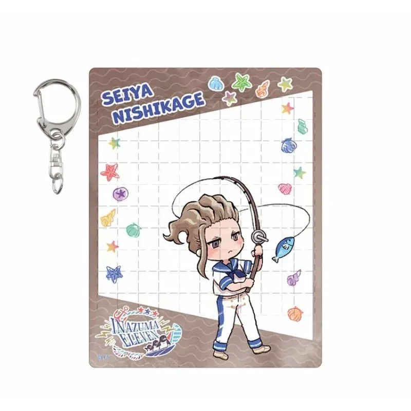 bag charm - INAZUMA ELEVEN Orion no Kokuin Anime Acrylic pendant Keychain Full All Characters Desk Decor Collect Marine ver. 6CM