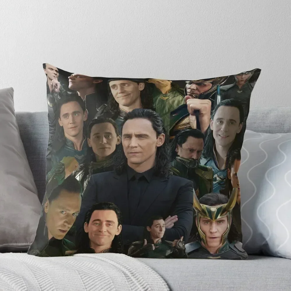 

Tom Hiddleston collage Throw Pillow ornamental pillows Pillow Covers Decorative Decorative Pillow Covers For Sofa