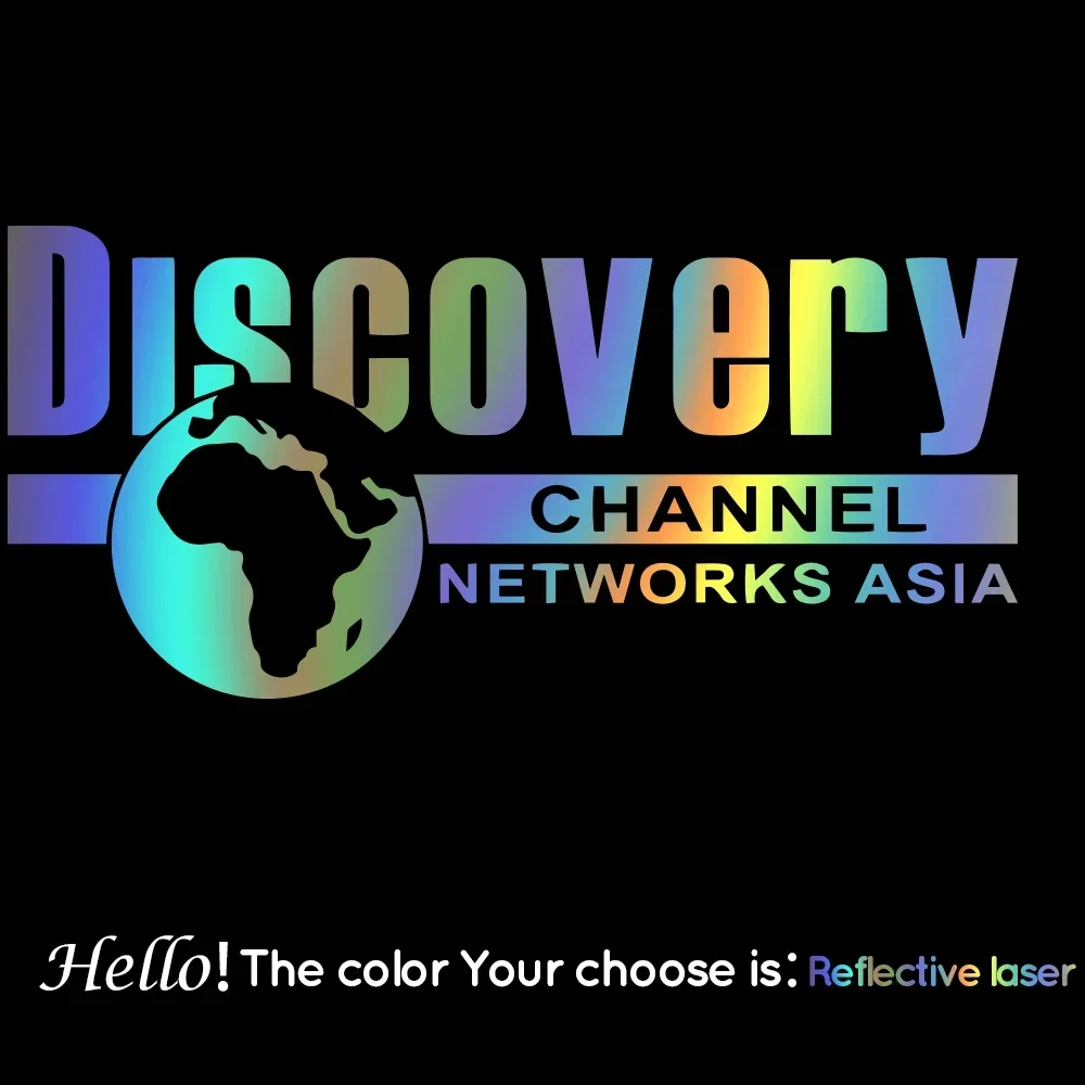 Personality Discovery Channel Network Asia Car Sticker Side Mirror Diy\'s Own Personalized Decoration, 15cm