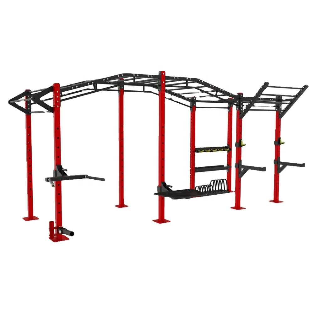 Monkey Crossfit Rack Super high Pull Up Bar Handles Dip Station, nuevo sistema de aparejo