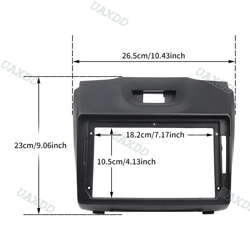 For 2012 Isuzu D-Max D Max 9 Inch Radio Android Stereo Frame Panel Fascia Dashboard Audio Player Screen Cable Navigation Harness