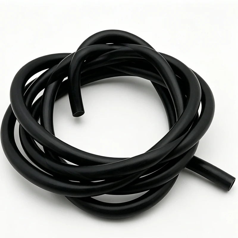 Black FKM Sealing Strip with a Diameter of 1.5~6mm, Not Easily Deformed, Sealing Strip for High-temperature Parts of Automobiles