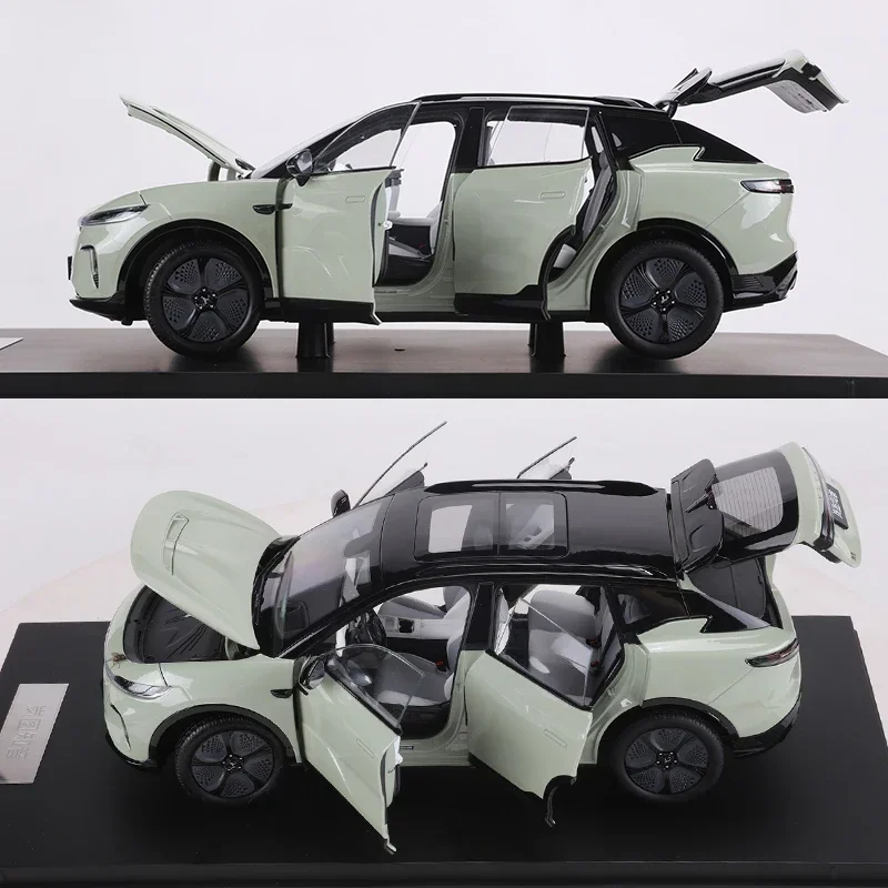 1:18 Dongfeng Lantu Zhiyin الفاخرة EV من Dongfeng Motor سبيكة نموذج سيارة معدنية