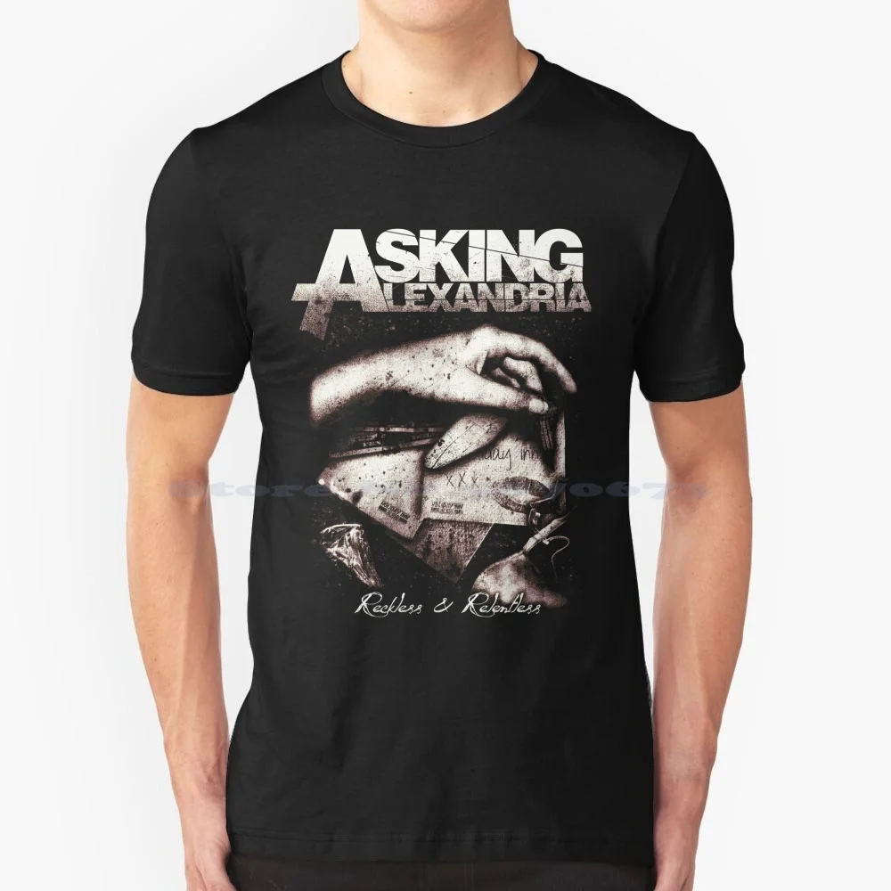 The Hand Ask T Shirt 100% Cotton Tee Reckless Asking Alexandria Concert Relentless