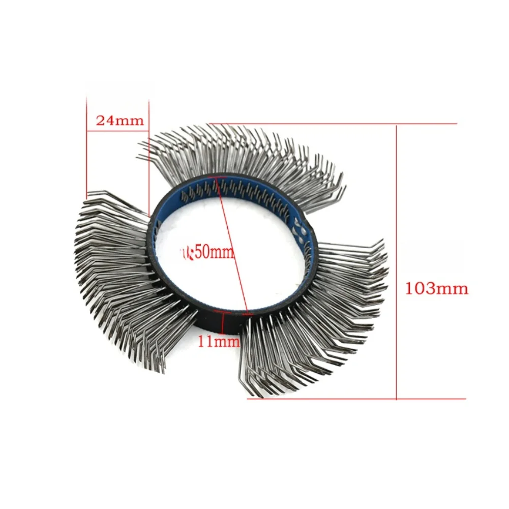 

11mm Electric Wire Brush Attachment For Removing Rust And Paint On Metal Via Shaft Power Tools And Grinders