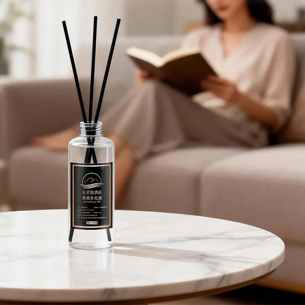 500ml Plant Aromatherapy Essential Oil, Oil-Based Aroma Diffuser Refill Liquid, Long Lasting Home Hotel Fragrance Oil