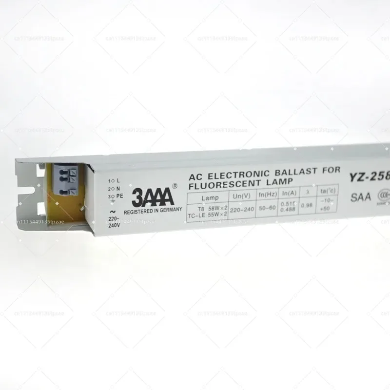 220V Electronic Fluorescent Lamp Ballast Support 55W 58W Double Tube T8 Light Source Accessory For Advertising Light Box