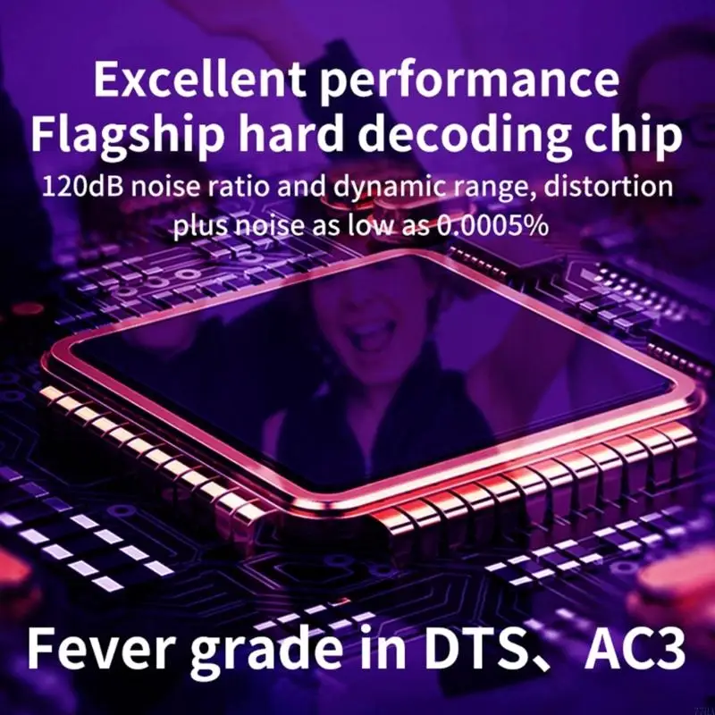 77HA DA720 Digital Converter 5.1CH Bluetooth-Compatible5.0 U-Disk Dekoder