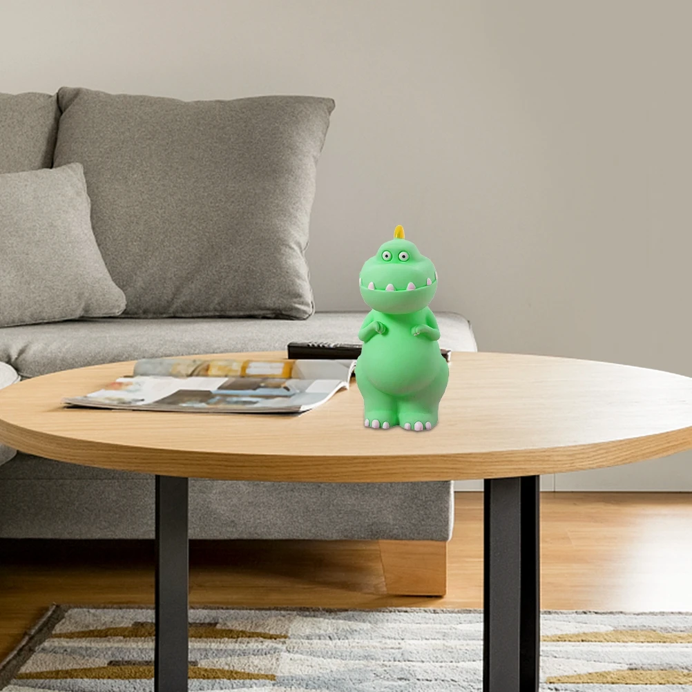 

Dinosaur Saving Bank Kids Dinosaur Money Pot Creative Change Container Decor Lovely Vinyl Piggy Bank Toy Home Savings Jar