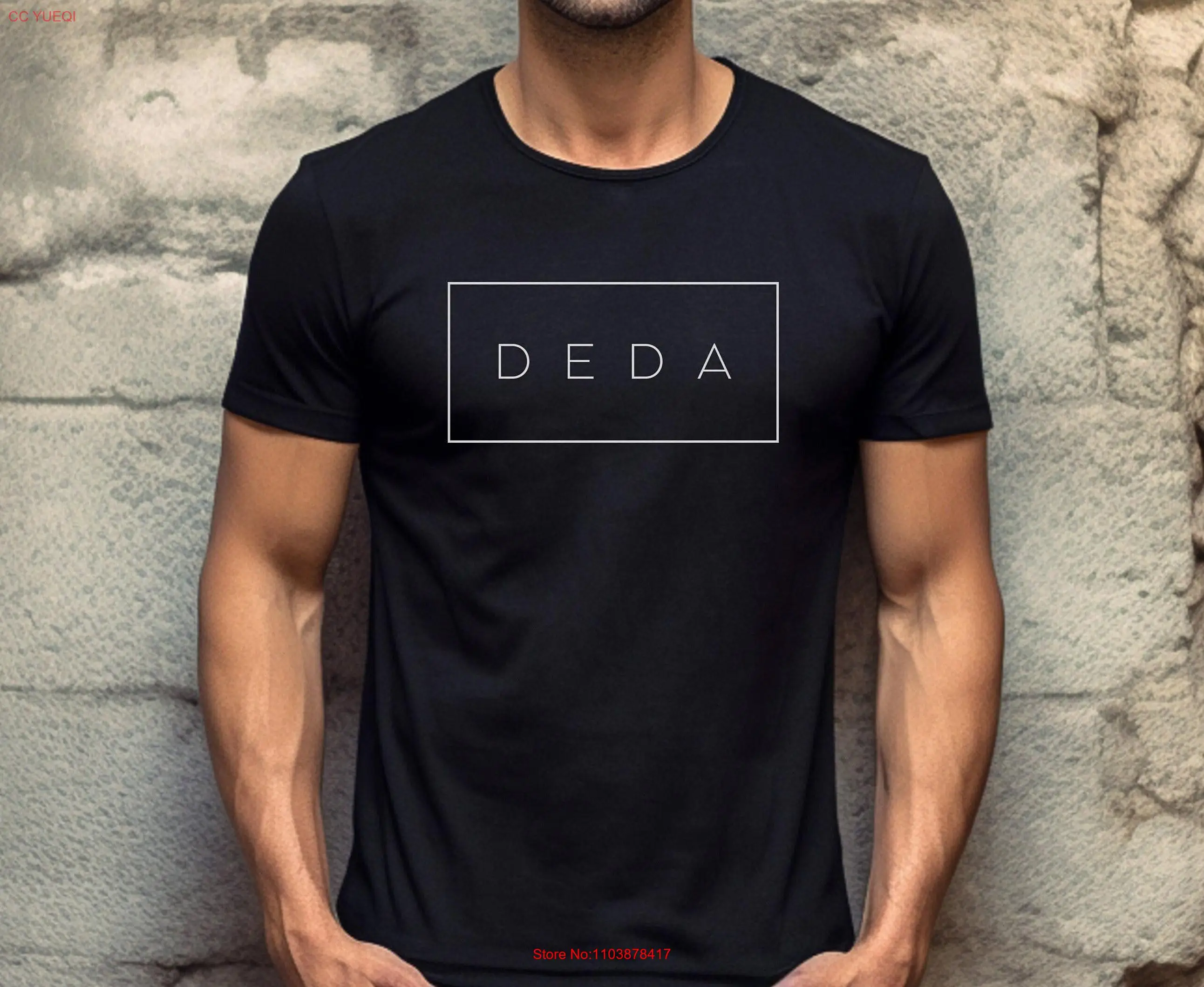 Современная футболка Деда Балка Босства Сербия Хорватия Дедушка Прекрасный Предупресса Srpski Hrvatski Poklon Majica День отца Ocev Dan