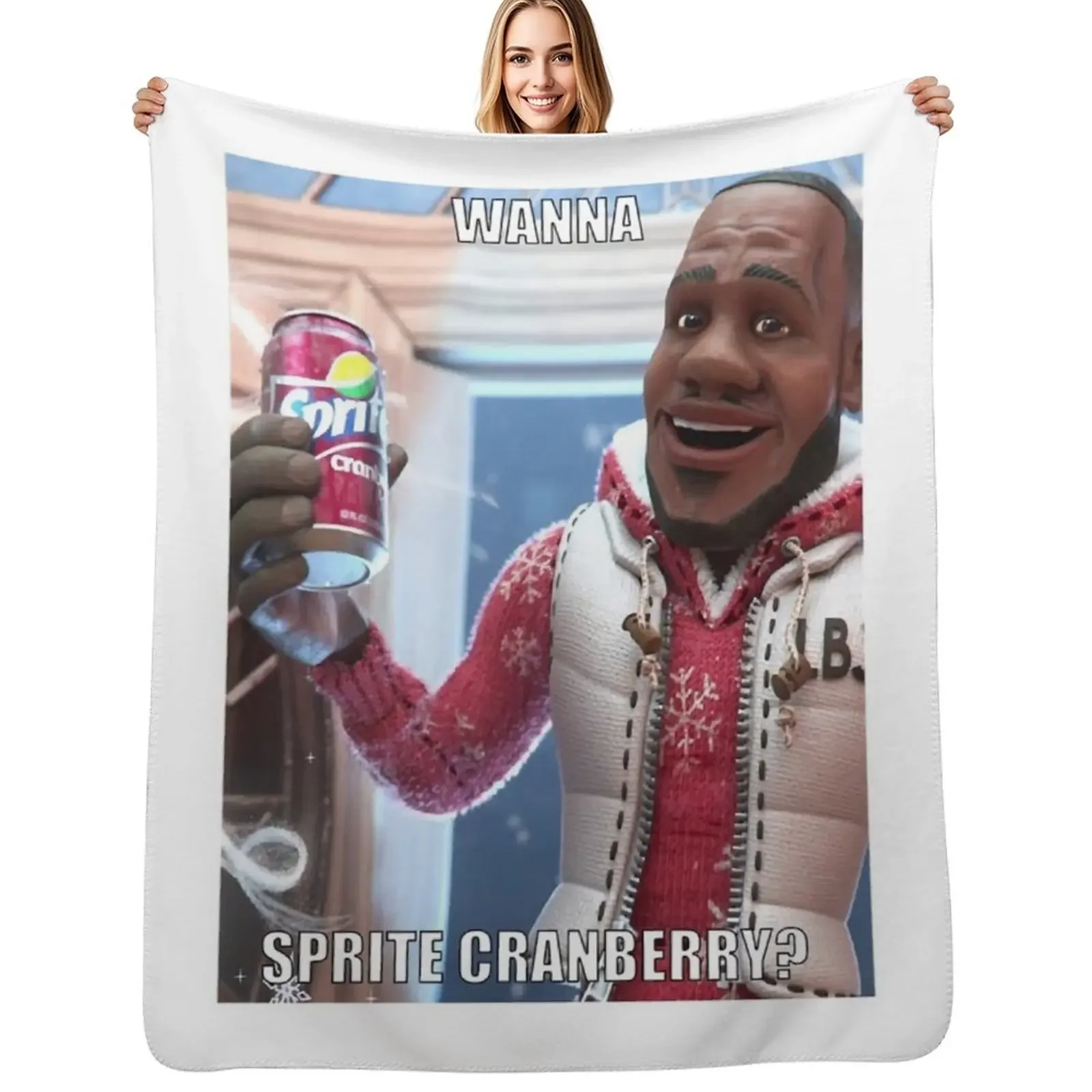 

Sprite Cranberry - Wanna Sprite Cranberry Throw Blanket Picnic Hair Luxury Thicken Blanket