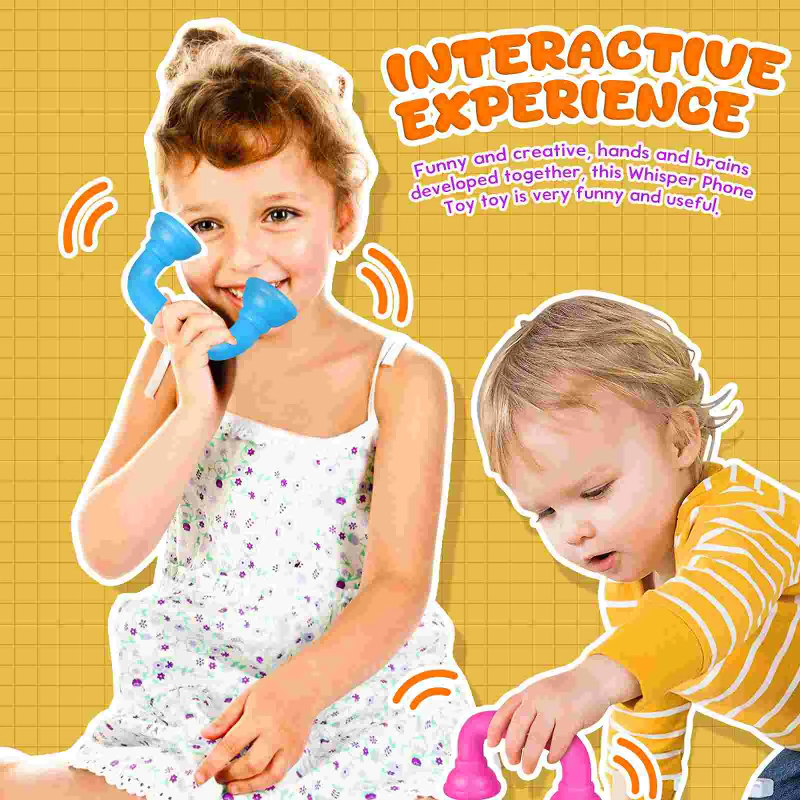 8 pièces téléphone fluide jouet récepteur téléphonique lecture cellulaire murmure pointeur enfants téléphones en plastique enfant en bas âge