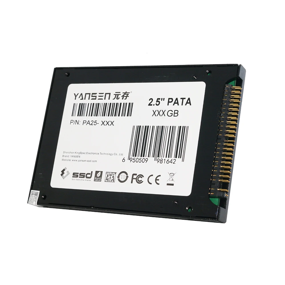 Imagem -06 - Kingspec Yuancun 2.5 Ssd Pata Série 44pin 16gb 32 64gb 128gb 4c Mlc Flash Unidade de Estado Sólido Interno Ide para o Desktop do Portátil Ssd 2.5 Ssd Sata 2.5 hd 2.5 Ssd Kingspec Ssd 240 gb Ssd 120 gb Ssd 480gb Ssd 50