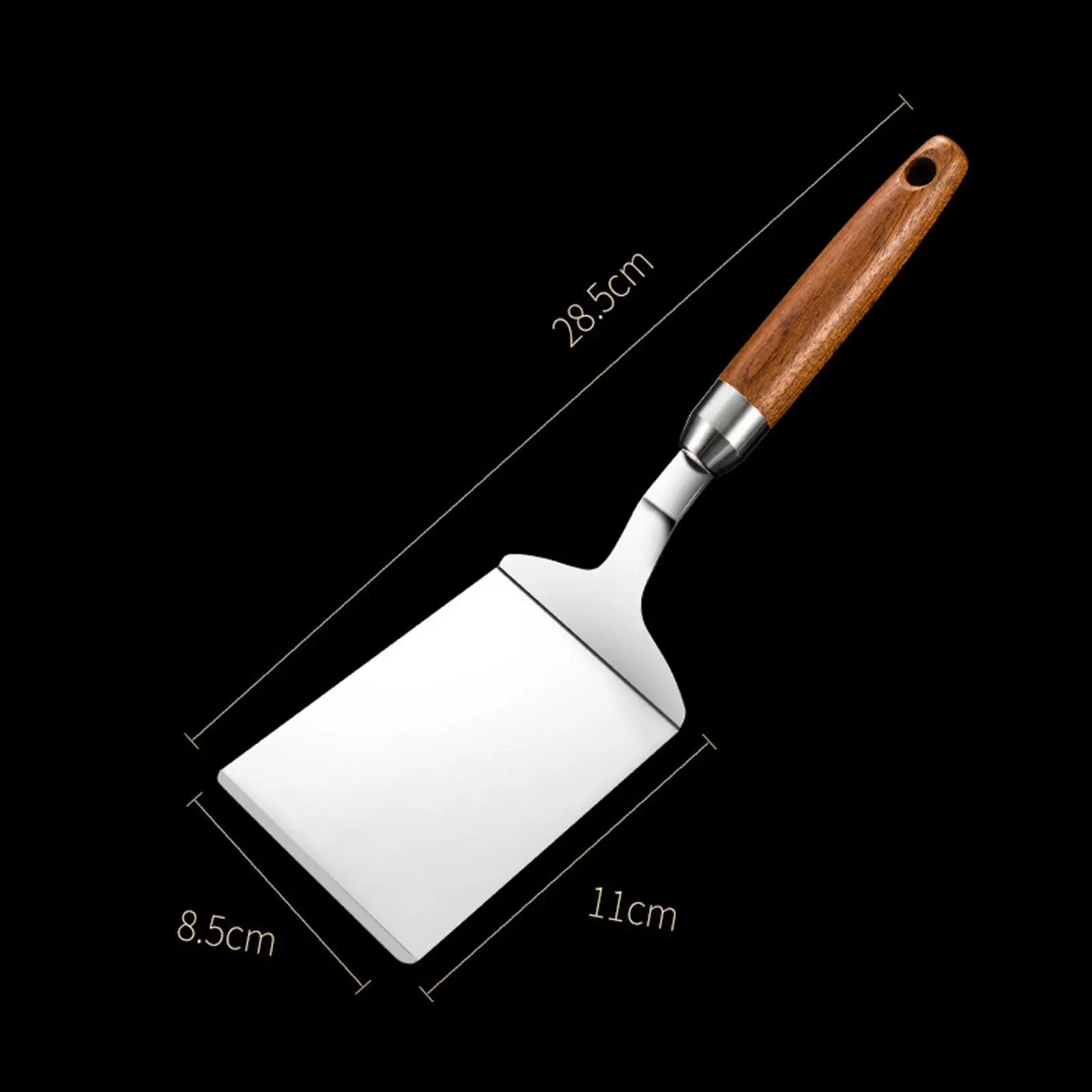 Metal Spatula for Cast Iron Skillet Multi Functional Light Weight Manual Stainless Steel Pizza Spatula for Picnics Grilling Food