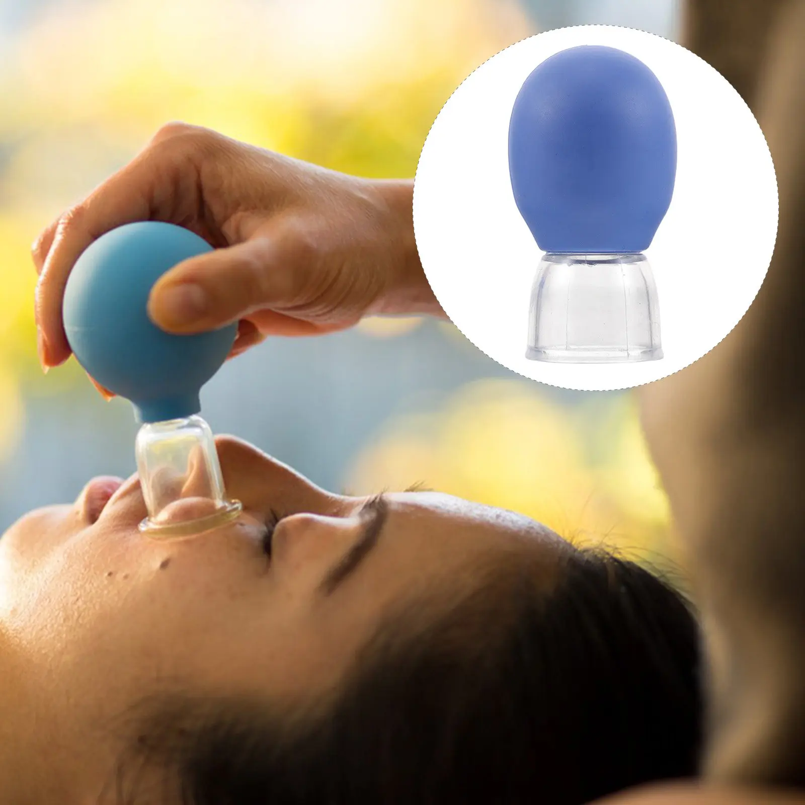 

50Pcs Facial Cupping Device Plastic Vacuum Cups Face Lifting Massage Skin Suction Face Sculpting Lymphatic Massager