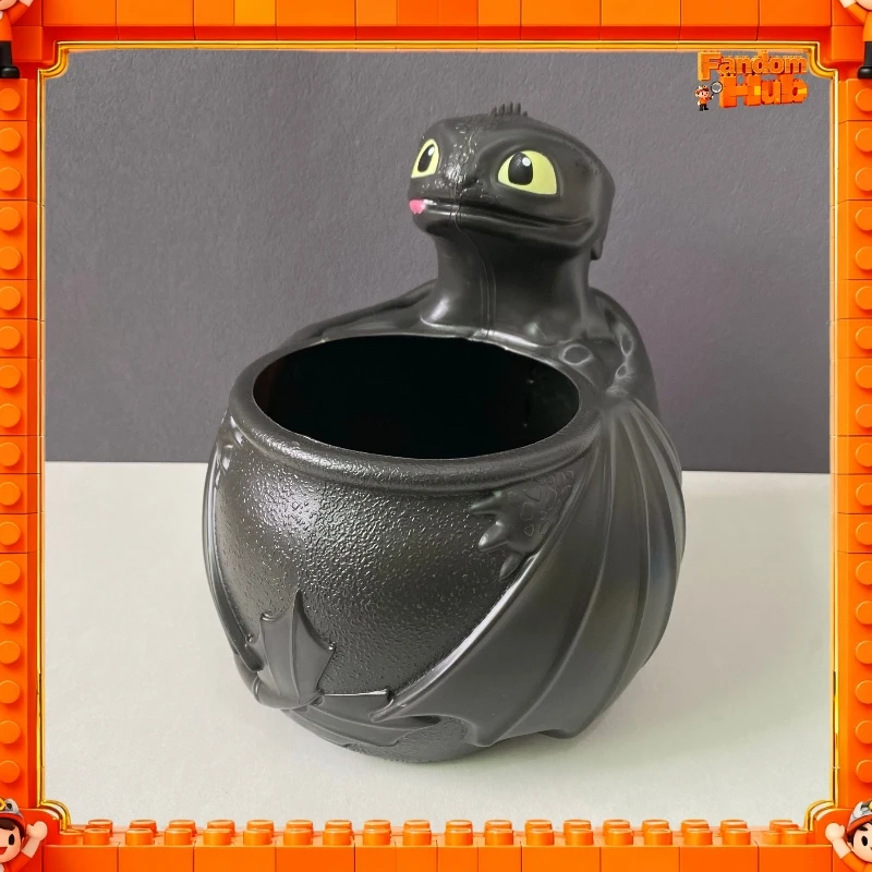 

Оригинальные свободные товары (без коробки), беззубик и ночь Fury - ведро для хранения ведра для попкорна, настольное украшение