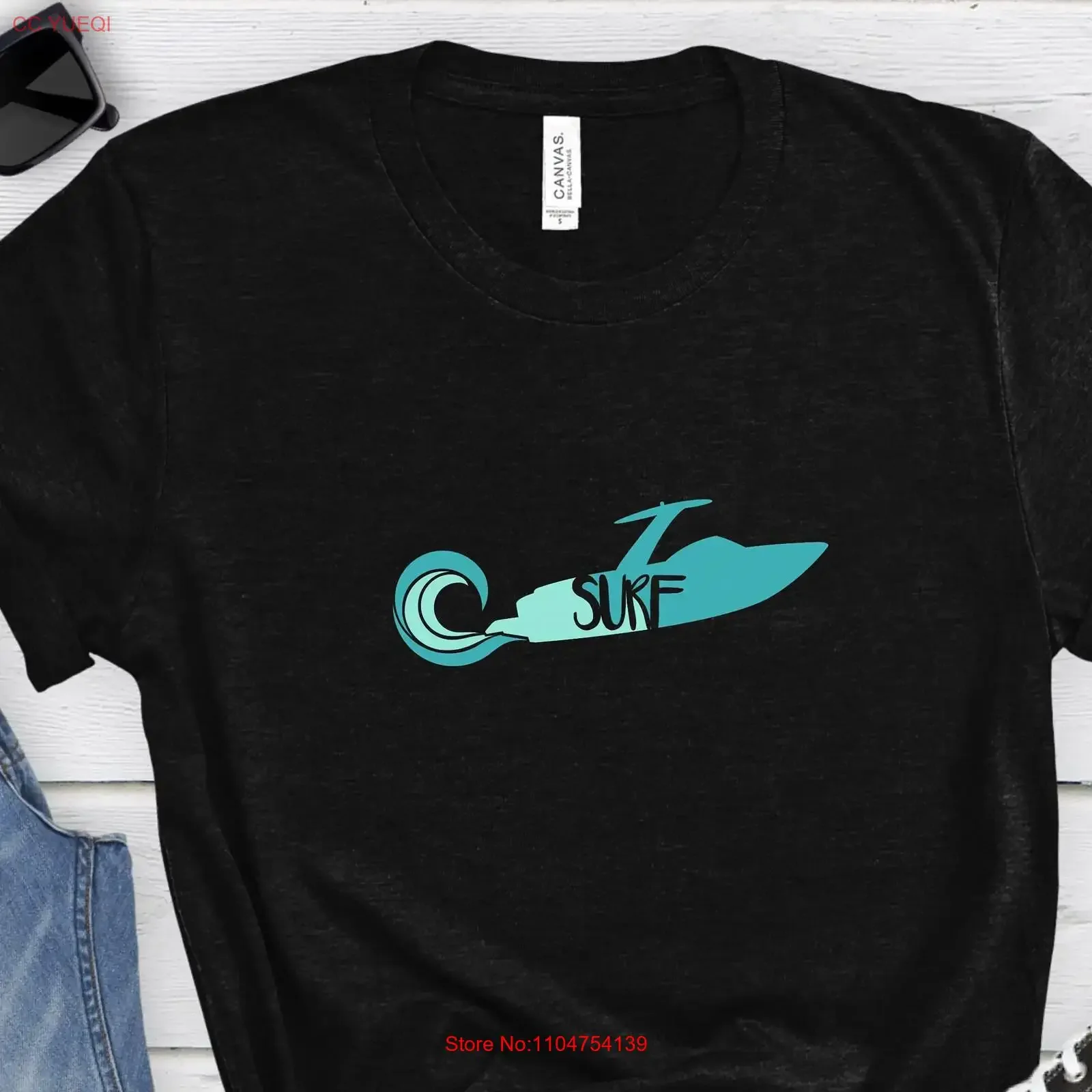 Camiseta Wakesurf para Ela e Ele, Estilo Vintage Lavado, para Esportes Aquáticos, Surf, Navegação, Lago, Jetski, Surf nas Ondas, sem Corda