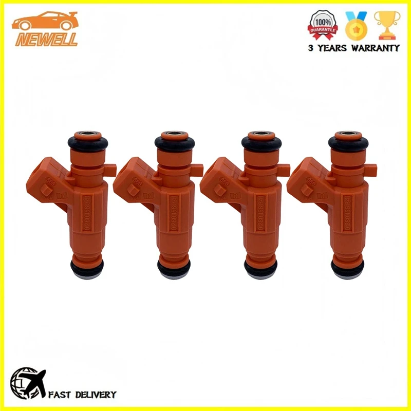 4pcs 0280156341 High Quality Fuel Injector For Citroen Fukang Elysee 1.6L For Chery TIGGO T11 QIYUN 3