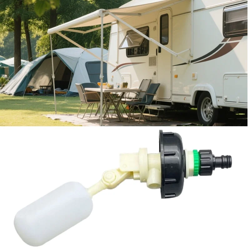 

Water Float Valve Shut Off 1/2" Stainless Steel Automatic Waterer Bowl Fill Feed Water With Cover For Caravan Motorhome