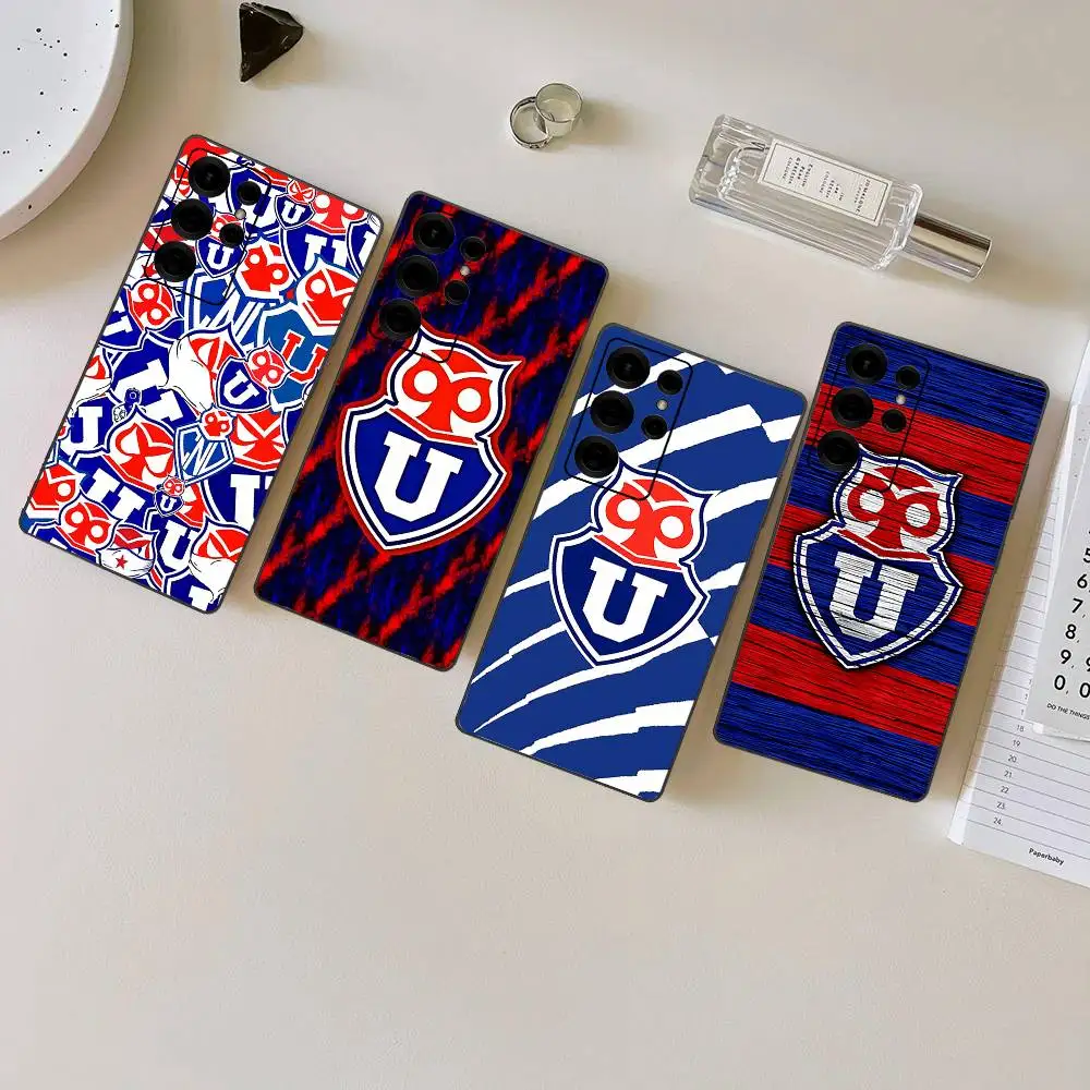 

Chile U-University Logo Phone Case For Samsung S 24 Fe 25 Ultra Plus 20 Lite 21 30 22 23 24 22 Ultra 5G Fundas