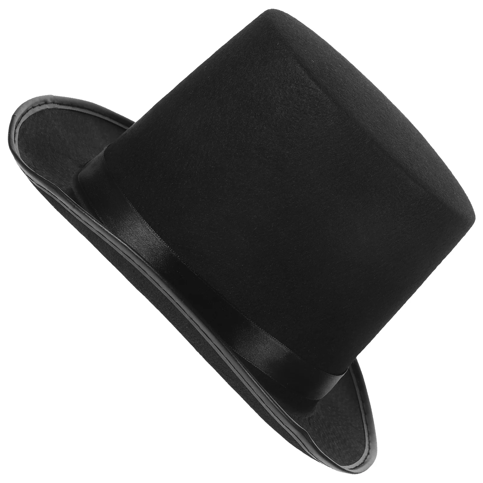 Adulto superior mágico traje festa vestir-se masquerade acessório assistente chapéu cilindro branco novidade desempenho prop