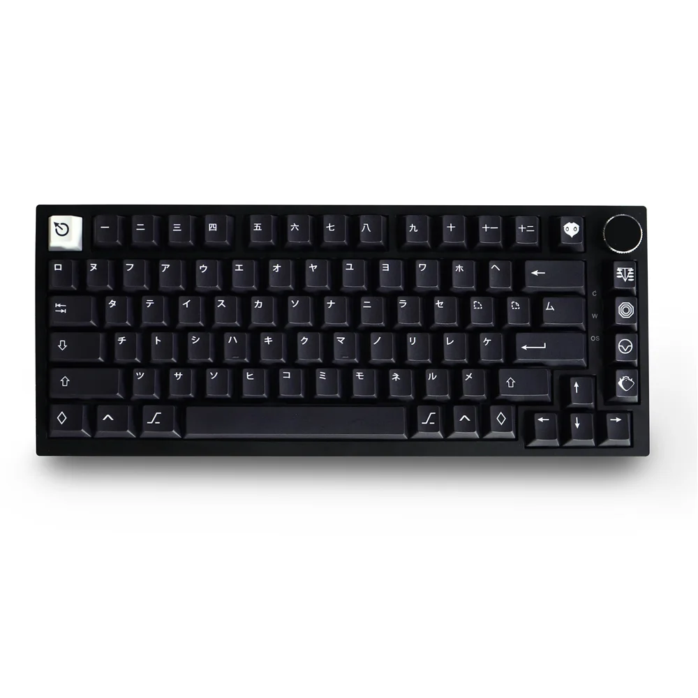 GMK WOB JP Katakana Keycaps Dye Sub PBT Ergonomic Design Cherry Profile Keycaps for 64/104/108 Mx Switch Mechanical Keyboard