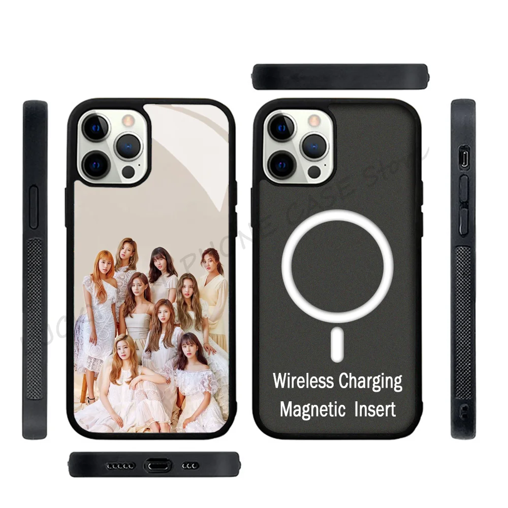 

Kpop Group T-Twice Phone Case Phone Case Strong Magnetic For IPhone 15 14 13 Pro Max 11 12 Mini For Magsafe