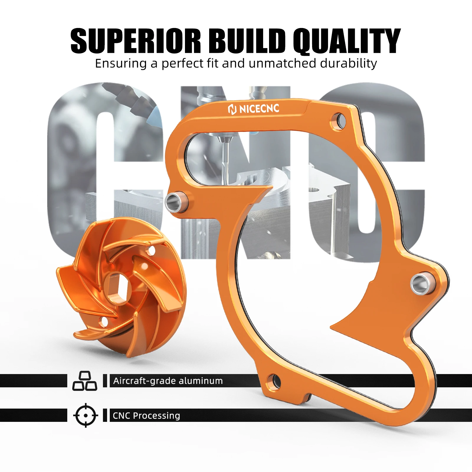 Water Pump Spacer For KTM 950 Adventure 2002-2006 950 Supermoto 2005-2008 950 Super Enduro R 2006-2009 950 Duke 2004