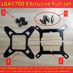 LGA1700 CPU Cooling Fan Kit Mounting Bracket Kit CPU Cooler For CORSAIR Hydro S H60(2018)/H100i RGB/H115i RGB/H100X 2011 2066