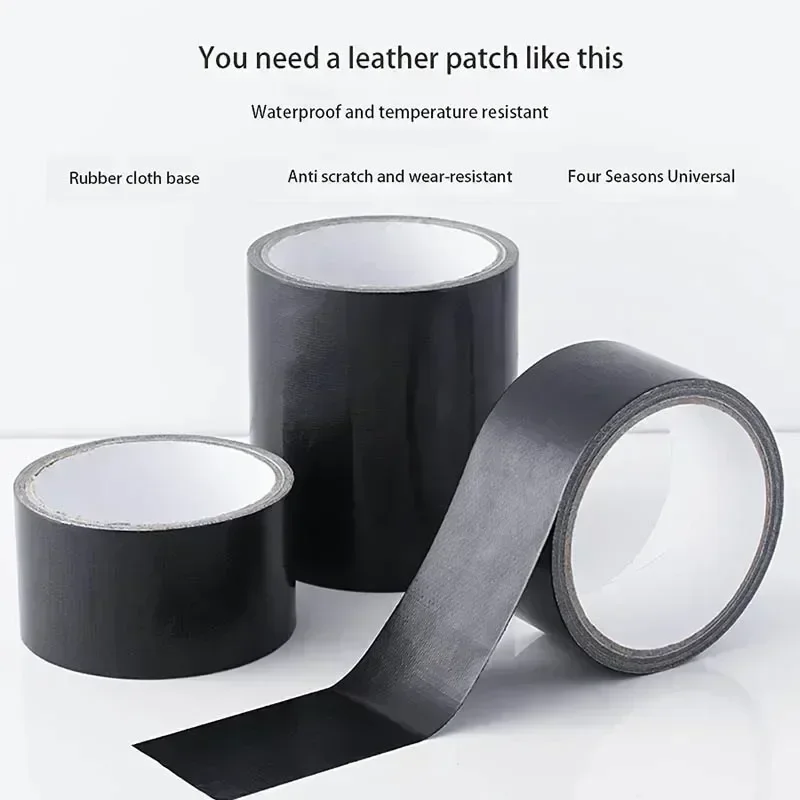 Leather Sofa Repair Subsidy Motorcycle Car Seat Self-adhesive Black Cloth Base Tape For Car Cushion Repair